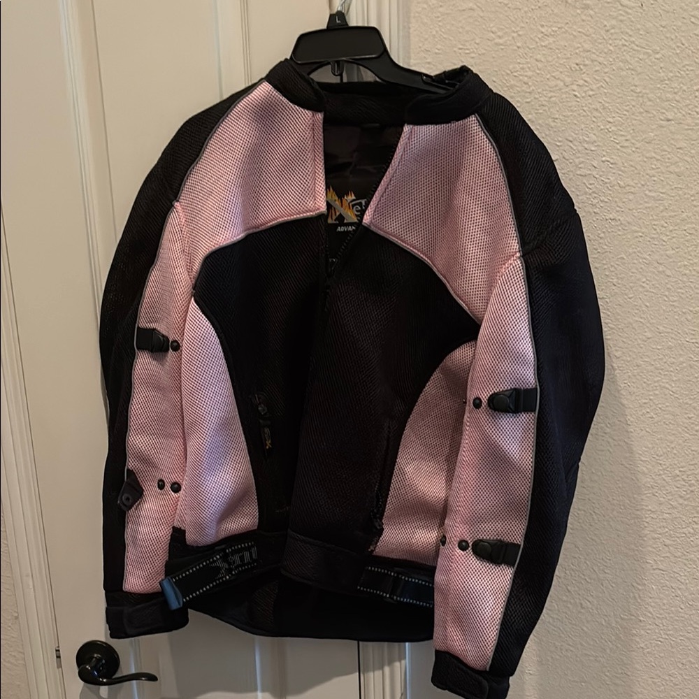 Women's Pink and Black Jacket